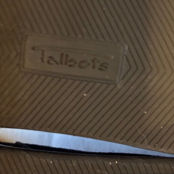 Talbots Black Suede Seamed Low Heel Tall Boots Size 7.5B - Picture 9 of 12